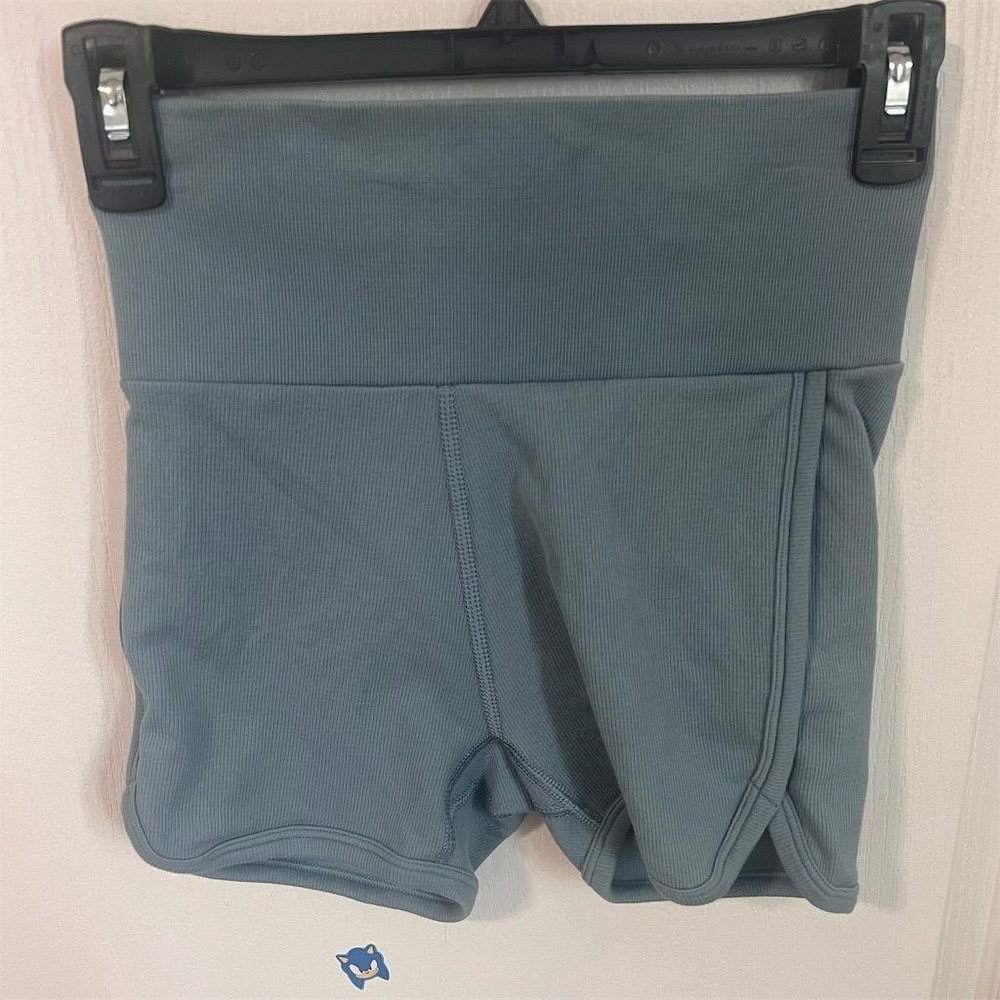 DSG Twitch Allison Womens Small Gray Water Seamless Ultra High Rise 3 Inseam NWT